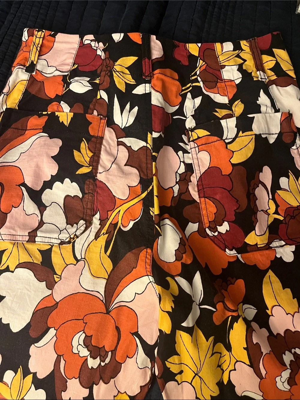 Maeve The Colette floral cropped pants - Picture 3 of 4